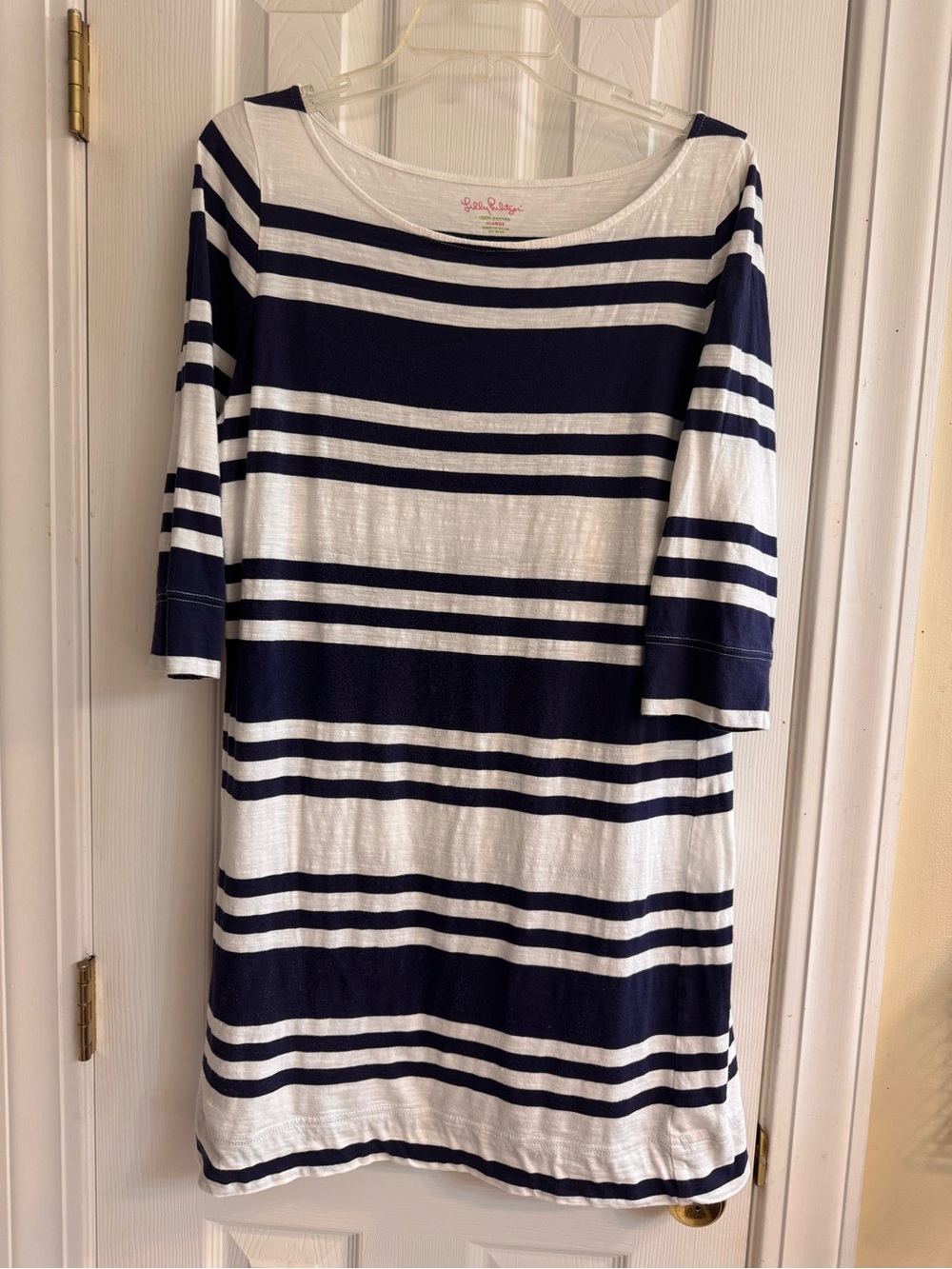 Lilly Pulitzer Navy & White Striped Cassie Dress